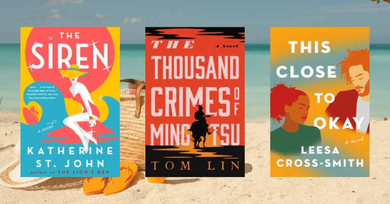3 Beach Reads to Add To Your Book Bag with a Beach Bag Background