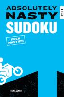 Absolutely Nasty Sudoku: Even Nastier – Level 1